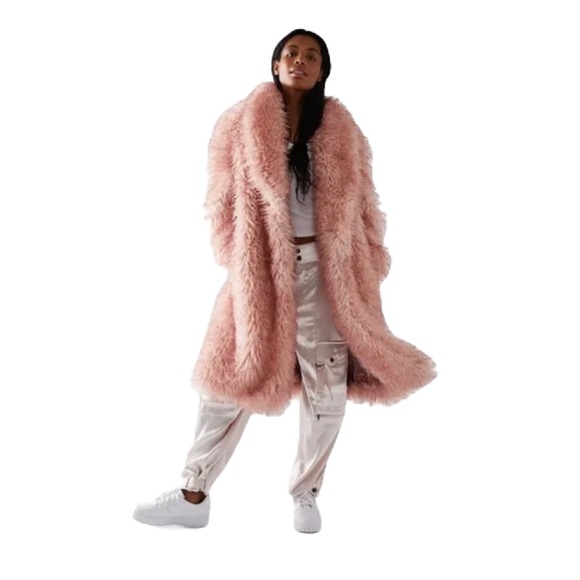 Free People Helena Shearling Coat size Large - Picture 2 of 10